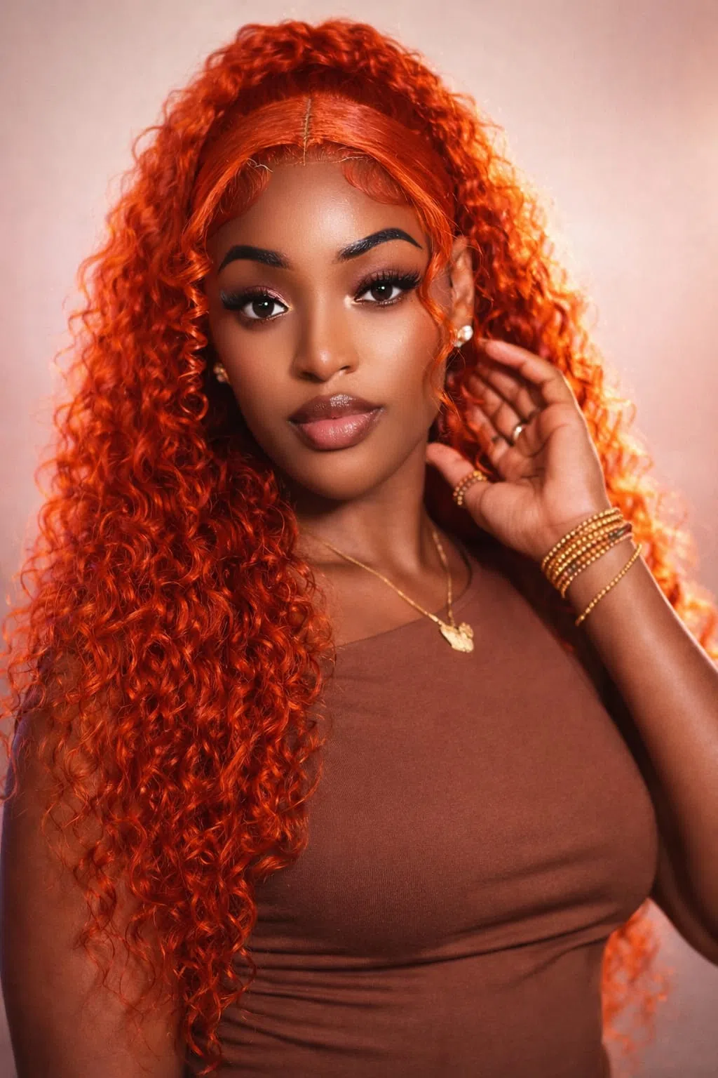 Cheveux colorés Glamour